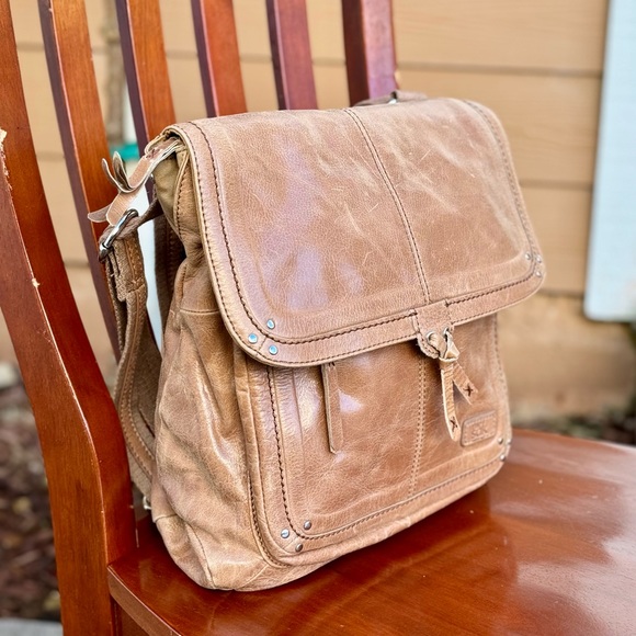 The Sak Ventura Convertible Brown Distressed Leather Bag main image 9